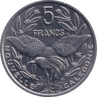 5 francs - New Caledonia
