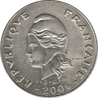 10 francs - New Caledonia