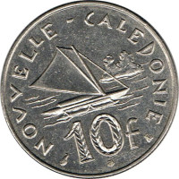 10 francs - Nouvelle Calédonie