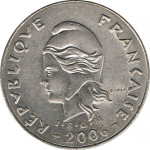 10 francs - Nouvelle Calédonie