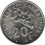 20 francs - Nouvelle Calédonie