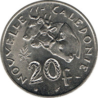 20 francs - New Caledonia