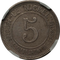 5 centimes - New Caledonia