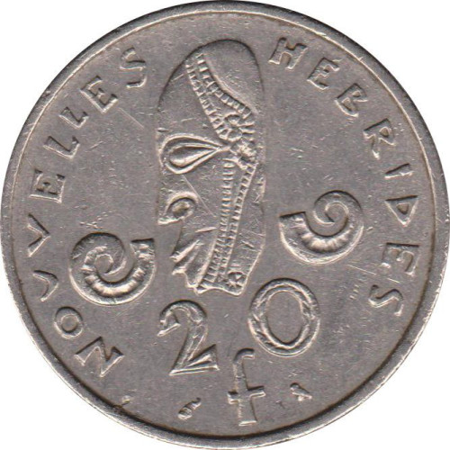 20 francs - New Hebrides
