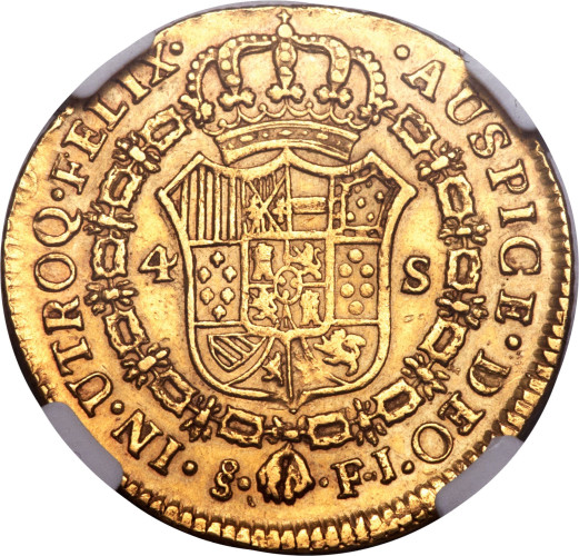 4 escudos - New Spain