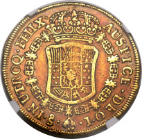 8 escudos - Nouvelle Espagne