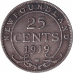 25 cents - Terre Neuve