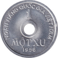 1 xu - Vietnam du Nord