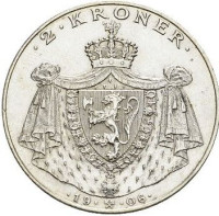 2 kroner - Norvège
