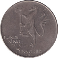 5 kroner - Norvège