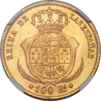 100 reales - Old regime