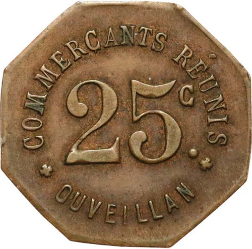 25 centimes - Ouveillan