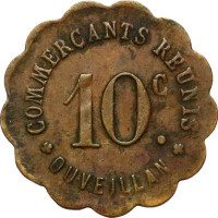 10 centimes - Ouveillan