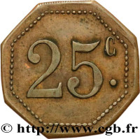 25 centimes - Ouveillan