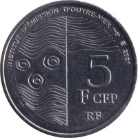 5 francs - Franc pacifique