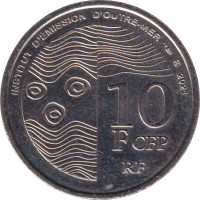 10 francs - Franc pacifique