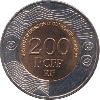 200 francs - Franc pacifique