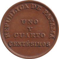 1 1/4 centesimos - Panama