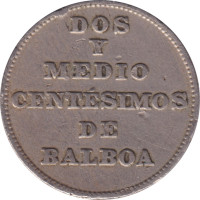 2 1/2 centesimos - Panama