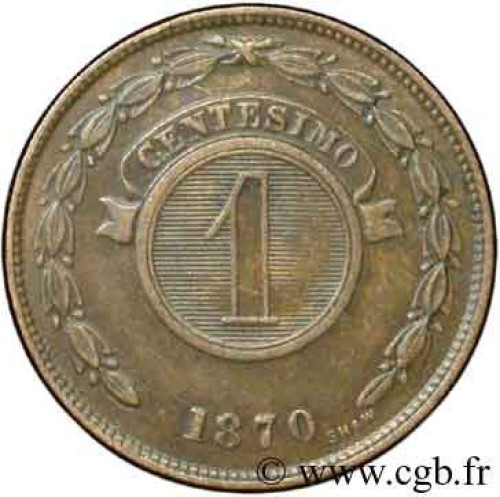 1 centesimo - Paraguay