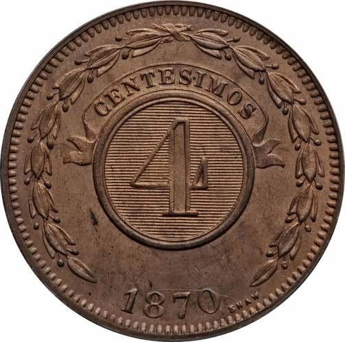 4 centesimos - Paraguay