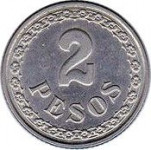 2 pesos - Paraguay