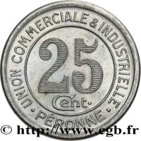 25 centimes - Péronne
