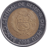 5 soles - Pérou