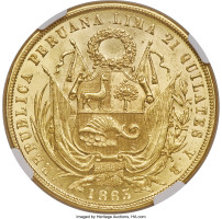 8 escudos - Pérou