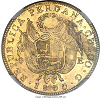 8 escudos - Pérou