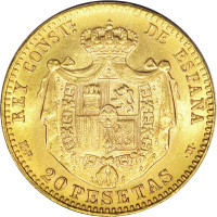 20 pesetas - Peseta