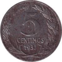 5 centimos - Peseta
