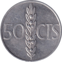 50 centimos - Peseta