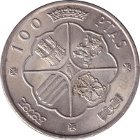 100 pesetas - Peseta