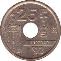 25 pesetas - Peseta