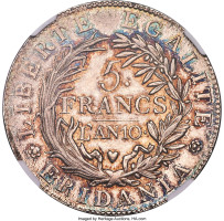 5 francs - République Piedmontaise