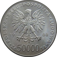 50000 zlotych - Pologne