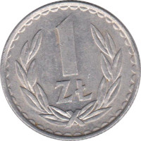 1 zloty - Pologne