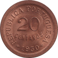 20 centavos - Portugese Colony