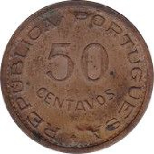 50 centavos - Portuguese Colony