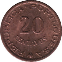 20 centavos - Portuguese Colony