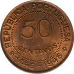 50 centavos - Portuguese Colony