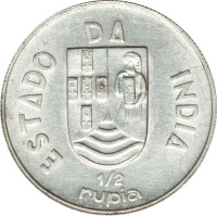 1/2 rupia - Indes portugaises