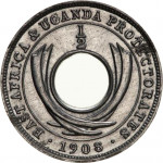 1/2 cent - Protectorat et Ouganda