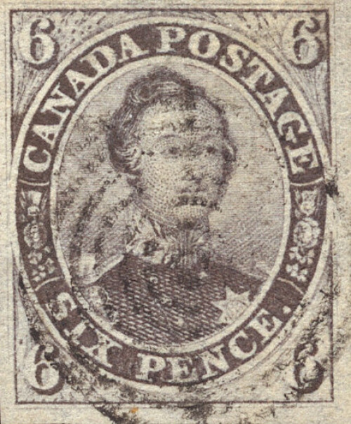 6 pence - Province du Canada