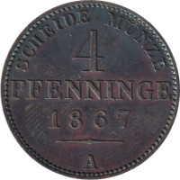 4 pfennig - Prusse