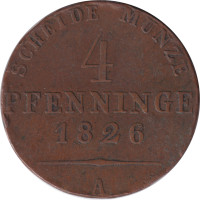 4 pfennig - Prusse