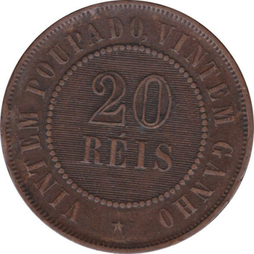 20 reis - Republic of Brazil