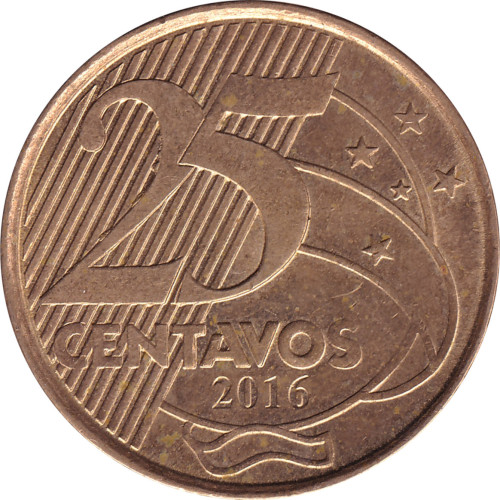 25 centavos - Republic of Brazil