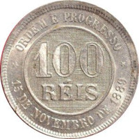 100 reis - Republic of Brazil